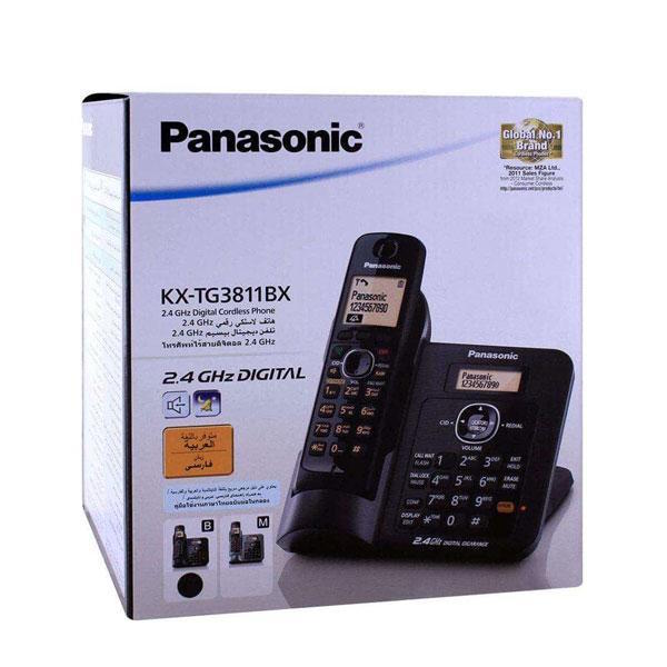 خرید تلفن بی سیم پاناسونیک مدل KX-TG3811BX قیمت تلفن بی سیم پاناسونیک مدل KX-TG3811BX نمایندگی پاناسونیک در تهران نمایندگی پاناسونیک